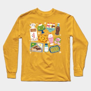 1950s Food Long Sleeve T-Shirt